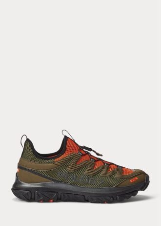 Miesten oliivi Ralph Lauren Adventure 300LT -lenkkarit Miesten oliivi Ralph Lauren Adventure 300LT -lenkkarit