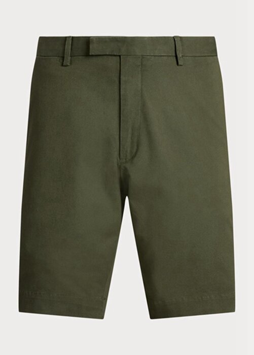 Miesten oliivihousut Ralph Lauren Stretch Slim Fit Chino Shortsit Miesten oliivihousut Ralph Lauren Stretch Slim Fit Chino Shortsit