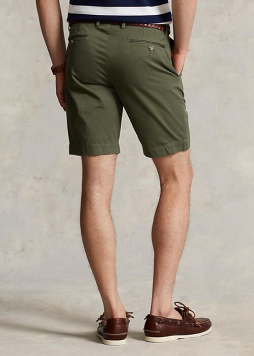Miesten oliivihousut Ralph Lauren Stretch Slim Fit Chino Shortsit Miesten oliivihousut Ralph Lauren Stretch Slim Fit Chino Shortsit