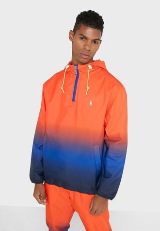 Monivärinen miesten Ralph Lauren Color Block -huppari