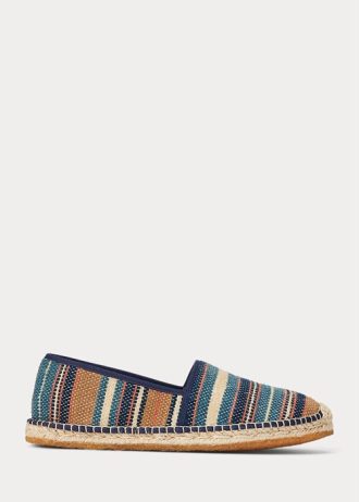 Monivärinen miesten Ralph Lauren käsinkudottu Jacquard Espadrille Monivärinen miesten Ralph Lauren käsinkudottu Jacquard Espadrille