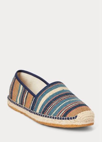 Monivärinen miesten Ralph Lauren käsinkudottu Jacquard Espadrille Monivärinen miesten Ralph Lauren käsinkudottu Jacquard Espadrille