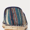 Monivärinen miesten Ralph Lauren käsinkudottu Jacquard Espadrille Monivärinen miesten Ralph Lauren käsinkudottu Jacquard Espadrille