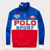 Monivärinen miesten Ralph Lauren Polo Sport fleece-huppari Monivärinen miesten Ralph Lauren Polo Sport fleece-huppari