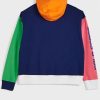 Monivärinen naisten Ralph Lauren Color Block -taskuhuppari Monivärinen naisten Ralph Lauren Color Block -taskuhuppari