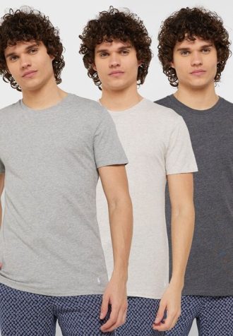 Moniväriset miesten Ralph Lauren 3 Pack Assorted Crew Neck T-paidat