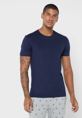 Moniväriset miesten Ralph Lauren 3 Pack Assorted Crew Neck T-paidat