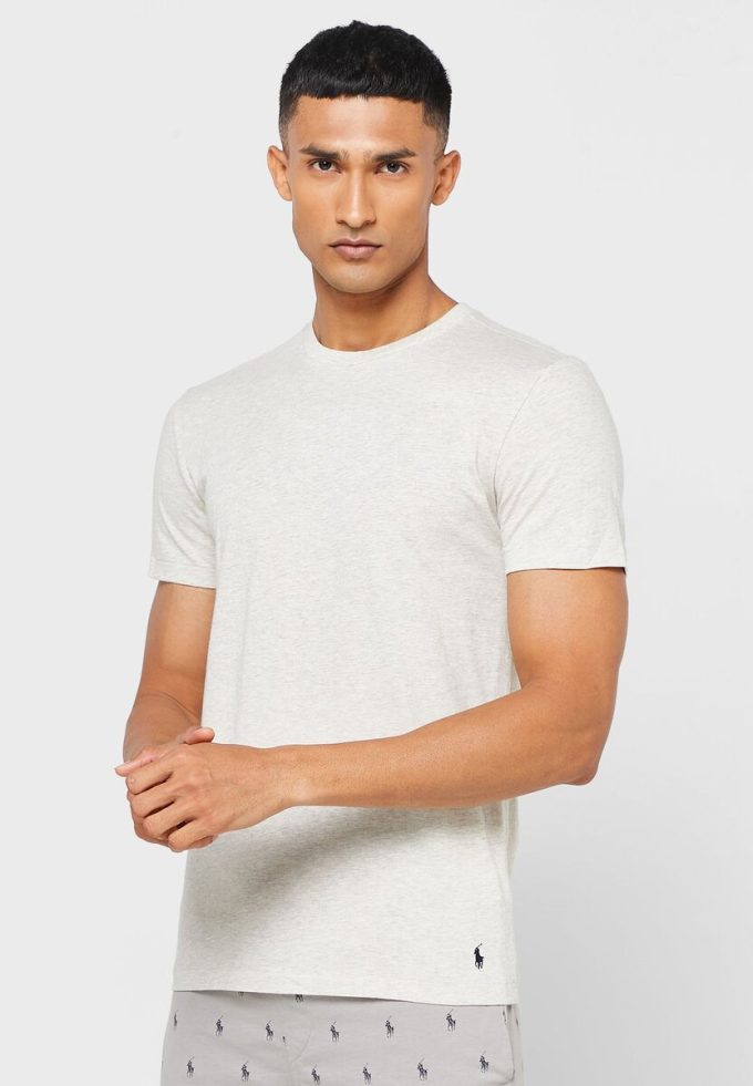 Moniväriset miesten Ralph Lauren 3 Pack Assorted Crew Neck T-paidat