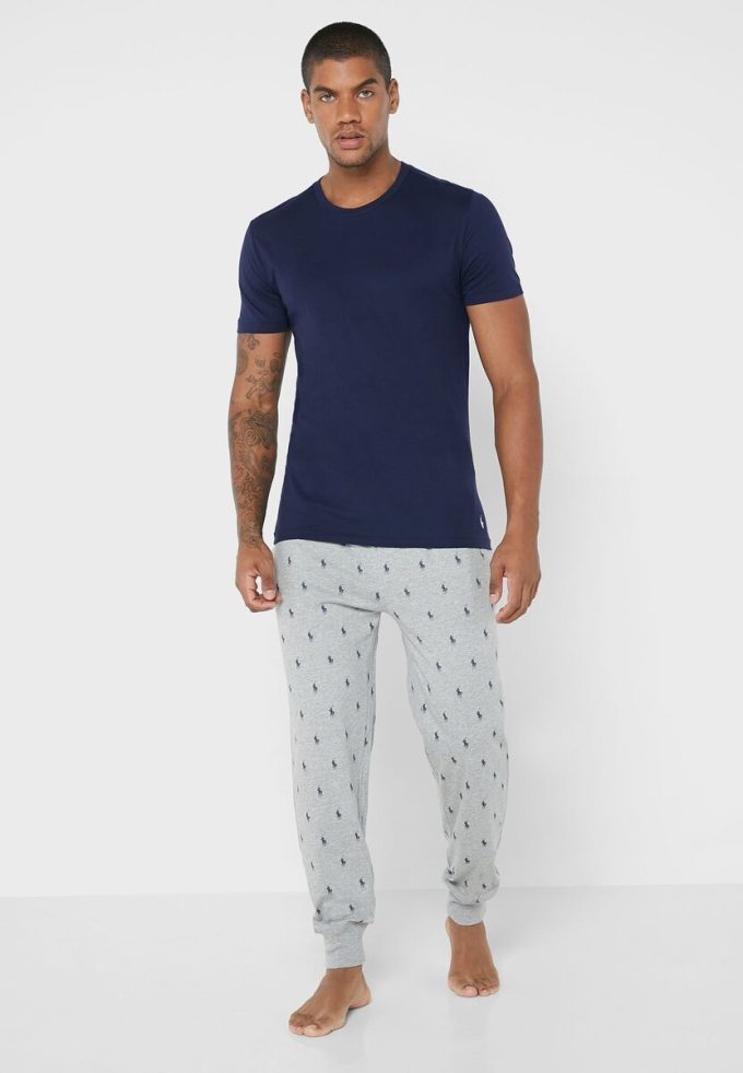Moniväriset miesten Ralph Lauren 3 Pack Assorted Crew Neck T-paidat