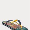 Moniväriset miesten Ralph Lauren Bolt Tie-Dye -varvastossut