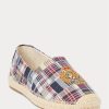 Monivärinen miesten Ralph Lauren Cevio Crest Madras Espadrille Monivärinen miesten Ralph Lauren Cevio Crest Madras Espadrille