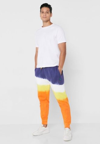 Moniväriset miesten Ralph Lauren Dip Dye -värjäyshousut Moniväriset miesten Ralph Lauren Dip Dye -värjäyshousut