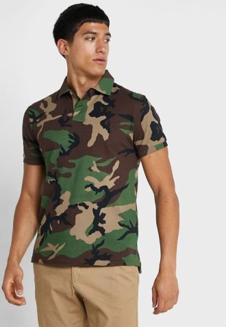 Moniväriset miesten Ralph Lauren -painetut poolopaidat Moniväriset miesten Ralph Lauren -painetut poolopaidat