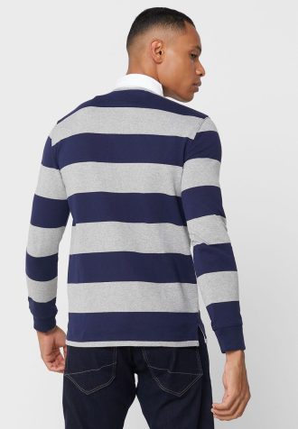Moniväriset miesten Ralph Lauren Striped poolopaidat Moniväriset miesten Ralph Lauren Striped poolopaidat