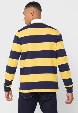 Moniväriset miesten Ralph Lauren Striped poolopaidat Moniväriset miesten Ralph Lauren Striped poolopaidat