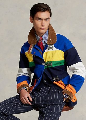 Moniväriset miesten Ralph Lauren The Cortland Patchwork -takit