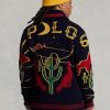 Moniväriset miesten Ralph Lauren Wool Graphic -kokoiset neulepuserot Moniväriset miesten Ralph Lauren Wool Graphic -kokoiset neulepuserot