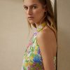 Moniväriset naisten Ralph Lauren Darby pellava Voile-riimupuseropuserot Moniväriset naisten Ralph Lauren Darby pellava Voile-riimupuseropuserot