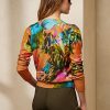 Moniväriset naisten Ralph Lauren Graphic Crewneck -neulepuserot