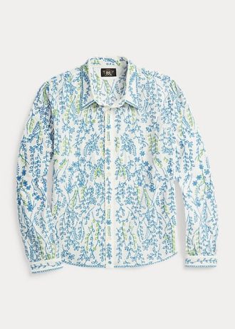 Moniväriset naisten Ralph Lauren kukkakirjailoidut puuvillapuseropaidat Moniväriset naisten Ralph Lauren kukkakirjailoidut puuvillapuseropaidat