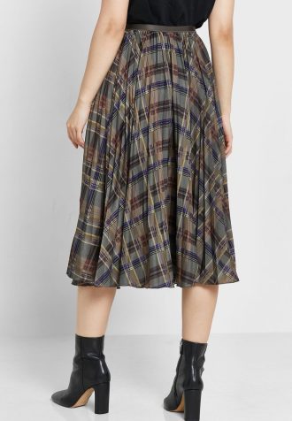 Moniväriset naisten Ralph Lauren laskostetut korkeavyötäröiset hameet Moniväriset naisten Ralph Lauren laskostetut korkeavyötäröiset hameet