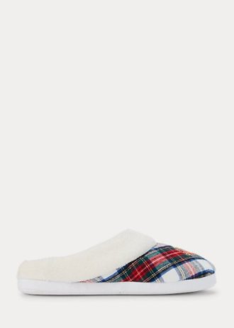Moniväriset naisten Ralph Lauren Plaid -logotossut