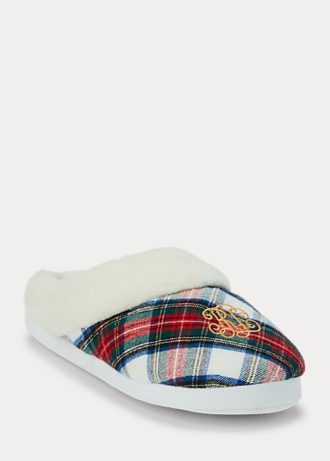Moniväriset naisten Ralph Lauren Plaid -logotossut