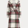 Moniväriset naisten Ralph Lauren Plaid -villasekoitetut kalanruototakit Moniväriset naisten Ralph Lauren Plaid -villasekoitetut kalanruototakit