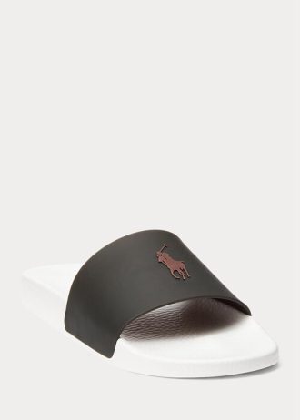 Musta/keltainen miesten Ralph Lauren Thermochromic Signature Pony -tossut