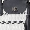 Musta/Lumivalkoinen Naisten Ralph Lauren Geo-Motif Kudotut nahka Suuret Perri Kangaskassit Musta/Lumivalkoinen Naisten Ralph Lauren Geo-Motif Kudotut nahka Suuret Perri Kangaskassit