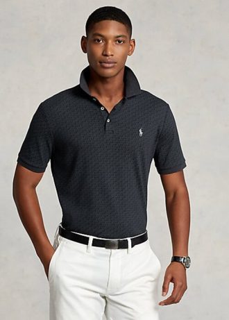 Musta Miesten Ralph Lauren Classic Fit pehmeä puuvilla poolopaidat Musta Miesten Ralph Lauren Classic Fit pehmeä puuvilla poolopaidat