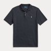 Musta Miesten Ralph Lauren Classic Fit pehmeä puuvilla poolopaidat Musta Miesten Ralph Lauren Classic Fit pehmeä puuvilla poolopaidat