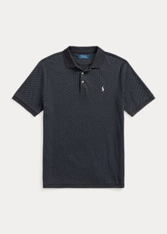 Musta Miesten Ralph Lauren Classic Fit pehmeä puuvilla poolopaidat Musta Miesten Ralph Lauren Classic Fit pehmeä puuvilla poolopaidat