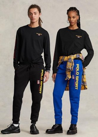 Musta Miesten Ralph Lauren Classic Fit Polo Sport Jersey T-paidat