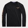 Musta Miesten Ralph Lauren Classic Fit Polo Sport Jersey T-paidat