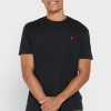 Musta Miesten Ralph Lauren Essential Crew Neck T-paidat Musta Miesten Ralph Lauren Essential Crew Neck T-paidat