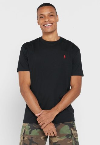 Musta Miesten Ralph Lauren Essential Crew Neck T-paidat