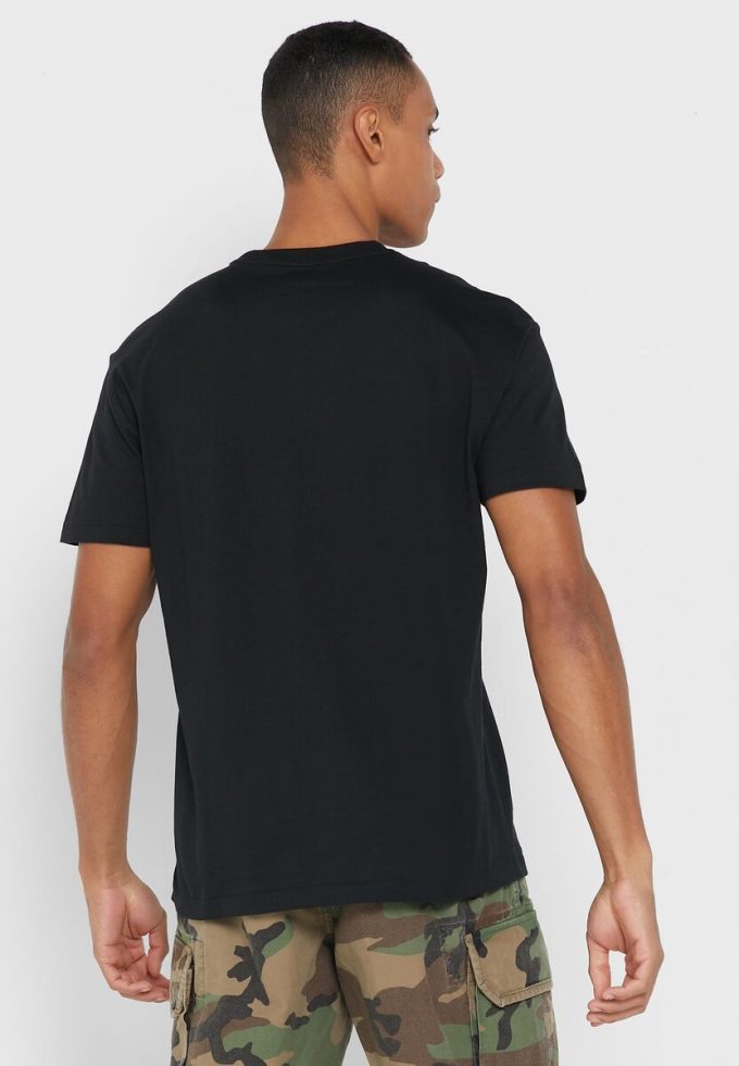 Musta Miesten Ralph Lauren Essential Crew Neck T-paidat Musta Miesten Ralph Lauren Essential Crew Neck T-paidat