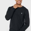 Musta miesten Ralph Lauren Essential -huppari Musta miesten Ralph Lauren Essential -huppari
