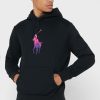 Musta miesten Ralph Lauren Graafinen huppari