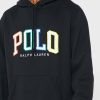 Musta miesten Ralph Lauren -logohuppari