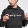 Musta miesten Ralph Lauren -logohuppari Musta miesten Ralph Lauren -logohuppari