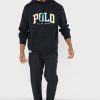 Musta miesten Ralph Lauren -logohuppari