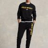 Musta Miesten Ralph Lauren Polo Sport Fleece -huppari Musta Miesten Ralph Lauren Polo Sport Fleece -huppari