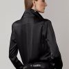 Musta naisten Ralph Lauren Cameron Stretch Mulberry silkkipaidat Musta naisten Ralph Lauren Cameron Stretch Mulberry silkkipaidat