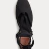 Musta naisten Ralph Lauren Canvas Wedge Espadrille Musta naisten Ralph Lauren Canvas Wedge Espadrille