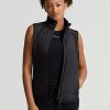 Musta naisten Ralph Lauren Hybrid Performance -vetoketjuliivi
