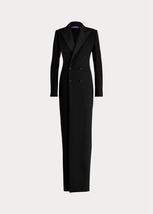 Musta naisten Ralph Lauren Kristian Silk Cady -mekko Musta naisten Ralph Lauren Kristian Silk Cady -mekko