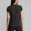 Musta Naisten Ralph Lauren Logo Cotton Jersey T-paidat Musta Naisten Ralph Lauren Logo Cotton Jersey T-paidat