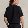 Musta naisten Ralph Lauren Polo Sport lyhythihaiset collegepaidat